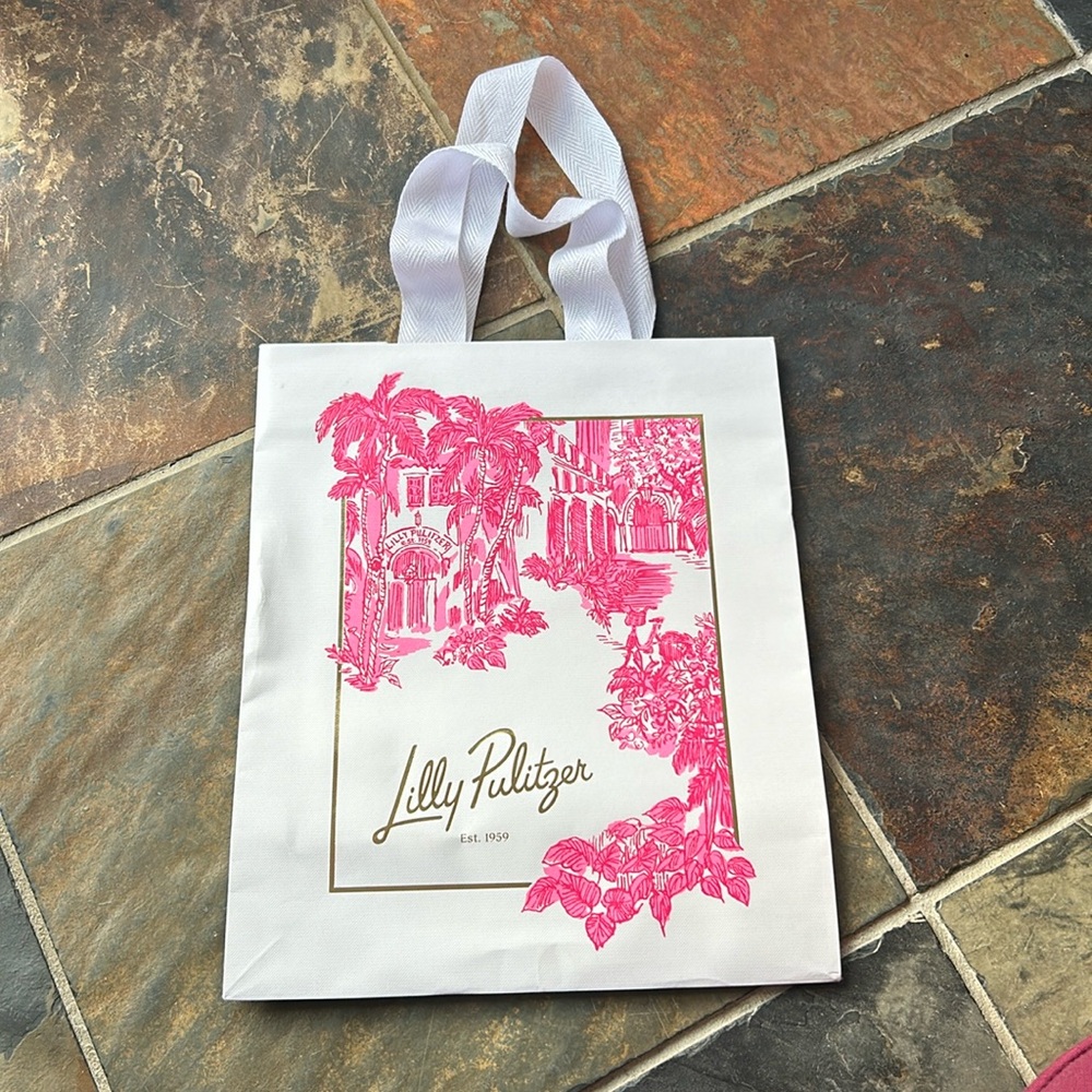 Lily Pulitzer small shopping bag (EMPTY)